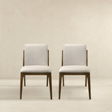 Grivelle Cream Fabric Dining Chair (Set Of 2) by Ashcroft Furniture at Eve Furniture