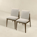 Grivelle Cream Fabric Dining Chair (Set Of 2) by Ashcroft Furniture at Eve Furniture