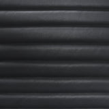 Grosjean Black Leather w/ Black Metal Frame Accent Chair by Mercana at Eve Furniture