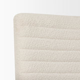 Grosjean Cream Boucle Accent Chair by Mercana at Eve Furniture
