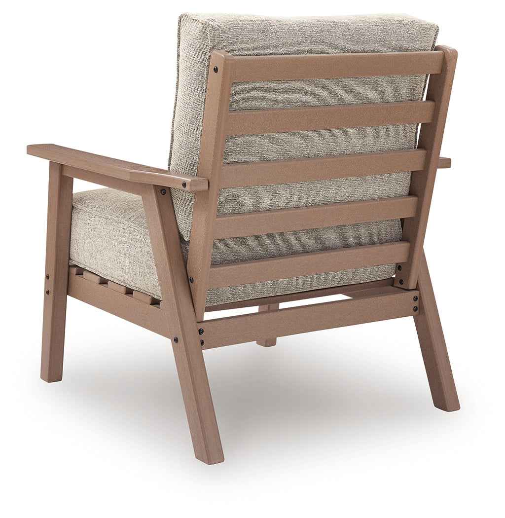 Grover Beach Driftwood Outdoor Lounge Chair with Cushion (Set of 2) by Ashley at Eve Furniture