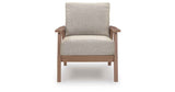 Grover Beach Driftwood Outdoor Lounge Chair with Cushion (Set of 2) by Ashley at Eve Furniture