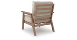 Grover Beach Driftwood Outdoor Lounge Chair with Cushion (Set of 2) by Ashley at Eve Furniture