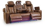 Gruaro Amber Power Reclining Sofa by Ashley at Eve Furniture