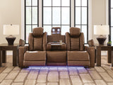 Gruaro Amber Power Reclining Sofa by Ashley at Eve Furniture