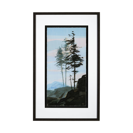 Guardian II by Jonathan Klassen a Hand Embellished Textured Framed Art Print Matted under Glass by Mercana at Eve Furniture