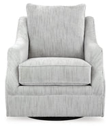 Gubbins Gray Swivel Accent Chair