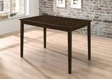 Guillen Cappuccino/Dark Brown 5-Piece Dining Set with Bench