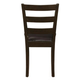 Guillen Cappuccino/Dark Brown 5-Piece Dining Set with Bench by Coaster at Eve Furniture