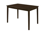 Guillen Cappuccino/Dark Brown 5-Piece Dining Set with Bench by Coaster at Eve Furniture