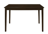 Guillen Cappuccino/Dark Brown 5-Piece Dining Set with Bench by Coaster at Eve Furniture