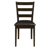 Guillen Cappuccino/Dark Brown 5-Piece Dining Set with Bench by Coaster at Eve Furniture