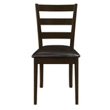 Guillen Cappuccino/Dark Brown 5-Piece Dining Set with Bench by Coaster at Eve Furniture