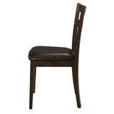 Guillen Cappuccino/Dark Brown 5-Piece Dining Set with Bench by Coaster at Eve Furniture