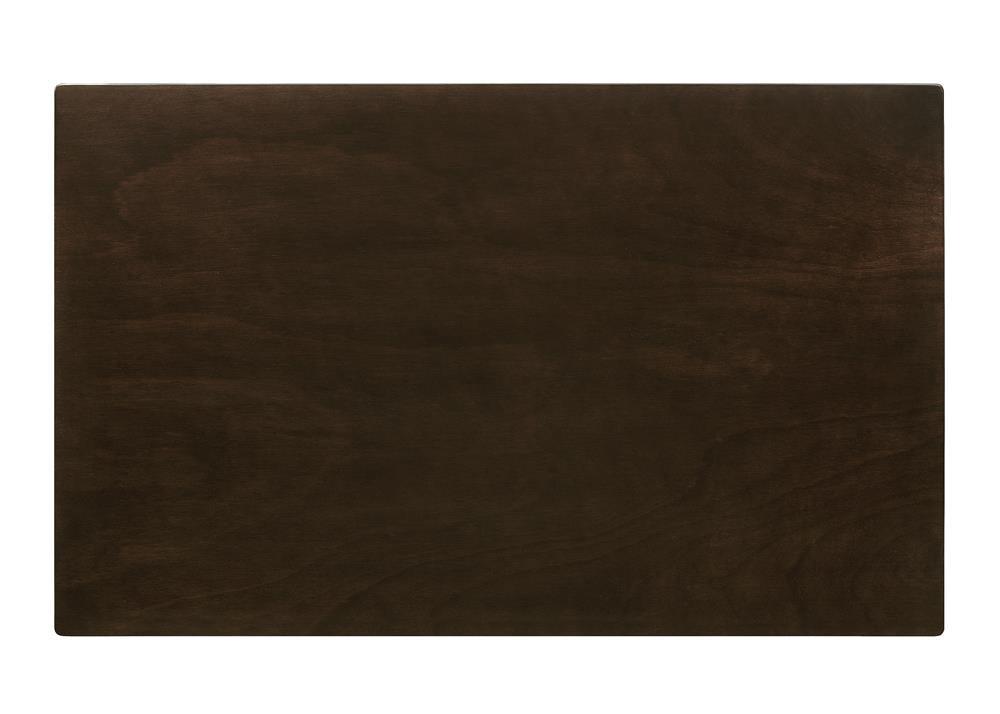 Guillen Cappuccino/Dark Brown 5-Piece Dining Set with Bench by Coaster at Eve Furniture