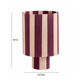 Guinevere Striped Cotton Table Lamp by TOV Furniture at Eve Furniture