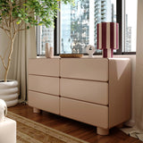 Guinevere Striped Cotton Table Lamp by TOV Furniture at Eve Furniture