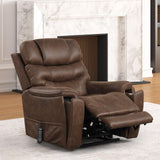 Guinevra Walnut Lift Chair by Furniture of America at Eve Furniture