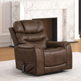 Guinevra Walnut Lift Chair by Furniture of America at Eve Furniture