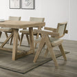 Guisborough Oak Dining Table by Furniture of America at Eve Furniture