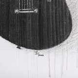 Guitar II by Mercana Studio a Hand Embellished Textured Canvas by Mercana at Eve Furniture