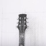 Guitar II by Mercana Studio a Hand Embellished Textured Canvas by Mercana at Eve Furniture
