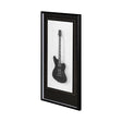 Guitar II by Mercana Studio a Hand Embellished Textured Framed Art Print Matted under Glass by Mercana at Eve Furniture