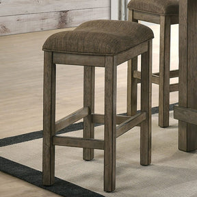 Gumboro Chestnut/Brown Stool by Furniture of America at Eve Furniture