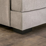 Gunnersbury Sectional In Gray by Furniture of America at Eve Furniture