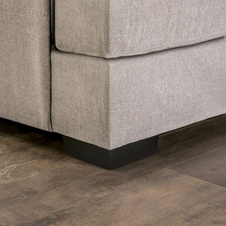 Gunnersbury Sectional In Gray by Furniture of America at Eve Furniture