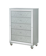 Gunnison Silver Metallic 5-Drawer Chest