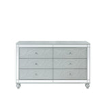 Gunnison Silver Metallic 6-Drawer Dresser