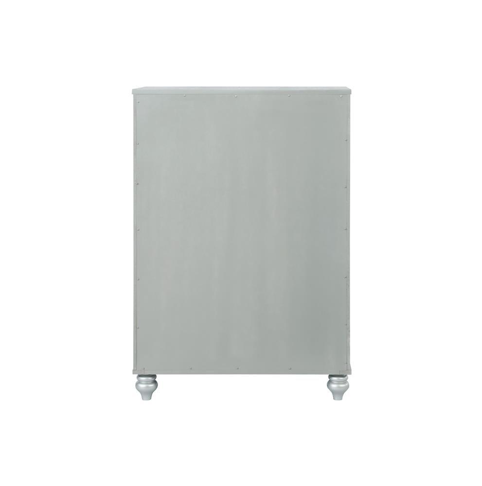 Gunnison Silver Metallic 5-Drawer Chest by Coaster at Eve Furniture