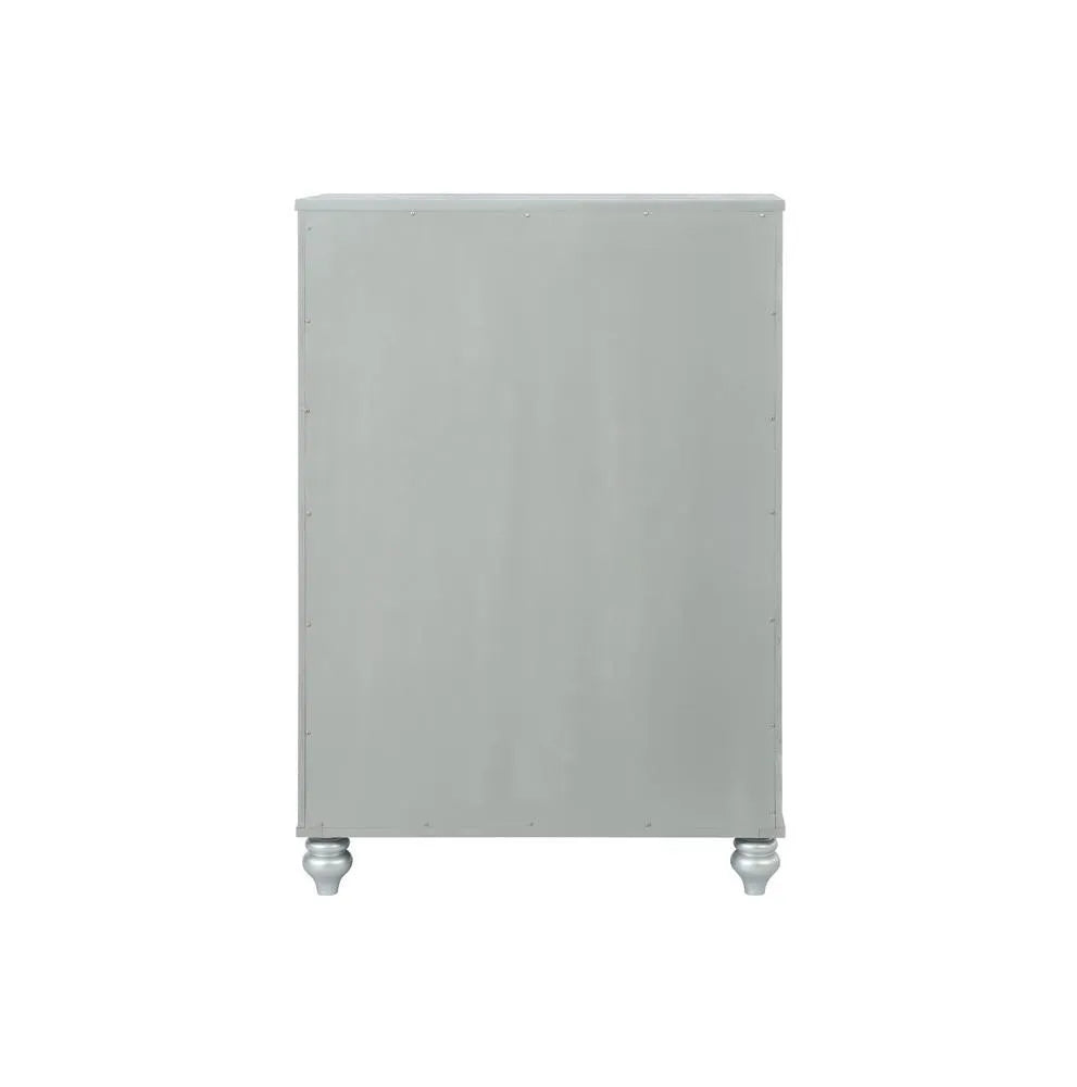 Gunnison Silver Metallic 5-Drawer Chest by Coaster at Eve Furniture