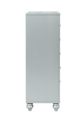 Gunnison Silver Metallic 5-Drawer Chest by Coaster at Eve Furniture