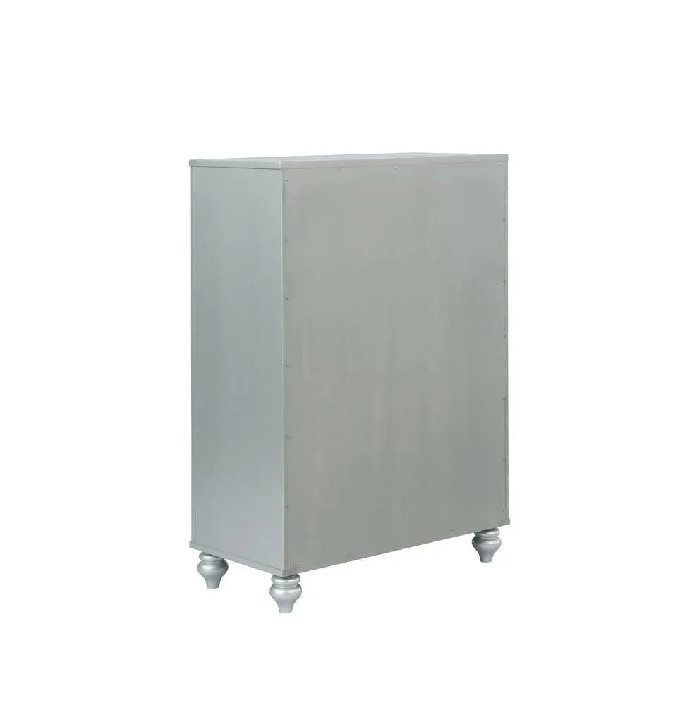 Gunnison Silver Metallic 5-Drawer Chest by Coaster at Eve Furniture