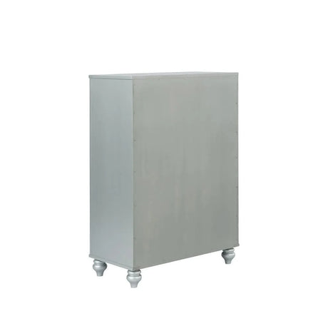 Gunnison Silver Metallic 5-Drawer Chest by Coaster at Eve Furniture