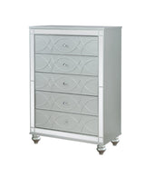 Gunnison Silver Metallic 5-Drawer Chest by Coaster at Eve Furniture