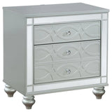 Gunnison Silver Metallic 5-Piece King Bedroom Set with LED Lighting by Coaster at Eve Furniture