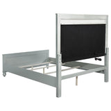 Gunnison Silver Metallic 5-Piece Queen Bedroom Set with LED Lighting by Coaster at Eve Furniture