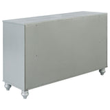 Gunnison Silver Metallic 5-Piece Queen Bedroom Set with LED Lighting by Coaster at Eve Furniture