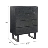 Gus Black Chest by Zuomod at Eve Furniture
