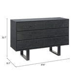 Gus Black Dresser by Zuomod at Eve Furniture