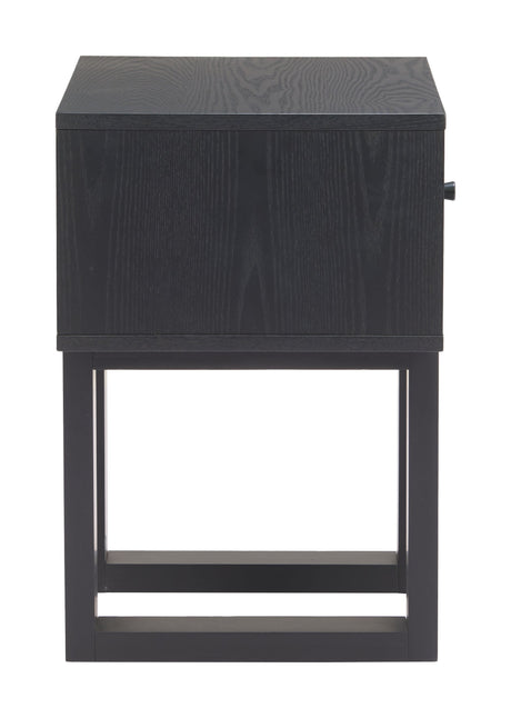 Gus Black Nightstand by Zuomod at Eve Furniture