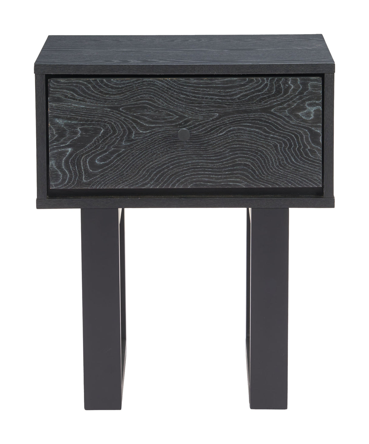 Gus Black Nightstand by Zuomod at Eve Furniture