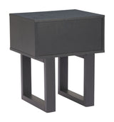 Gus Black Nightstand by Zuomod at Eve Furniture
