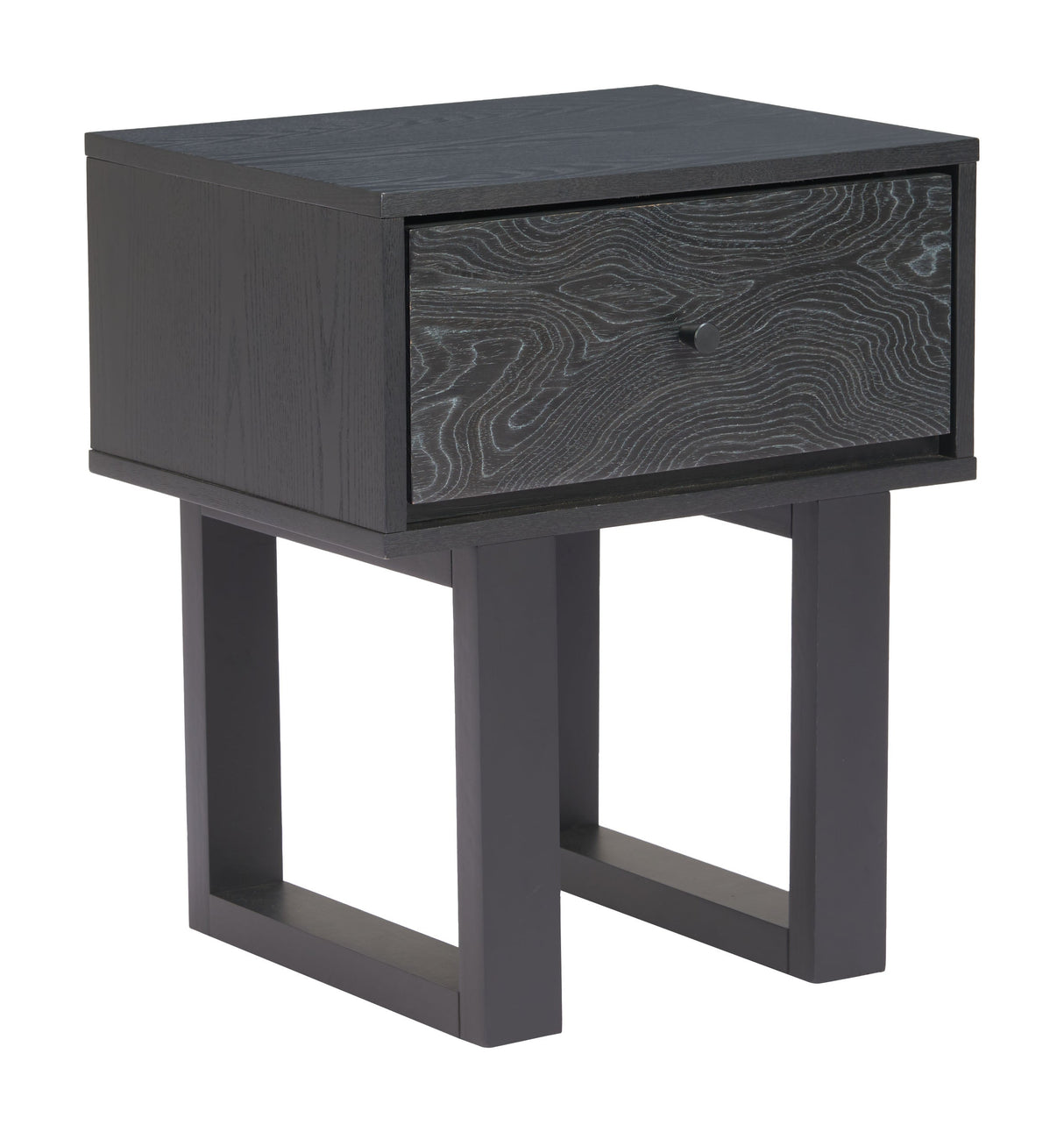 Gus Black Nightstand by Zuomod at Eve Furniture
