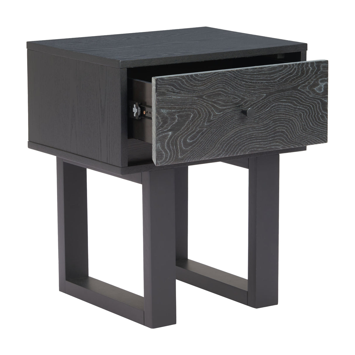 Gus Black Nightstand by Zuomod at Eve Furniture