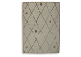Guyford Beige/Brown Medium Rug by Ashley at Eve Furniture