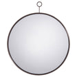 Gwyneth Black Nickel Round Wall Mirror by Coaster at Eve Furniture